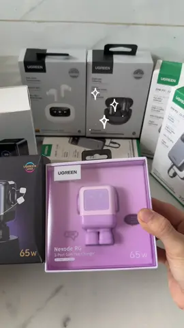 Củ sạc công nghệ Gan , thiết kế ROBO đáng yêu 😻 #sacnhanh65w #ugreen #chinhhang #cusacnhanh #robo #LearnOnTikTok 