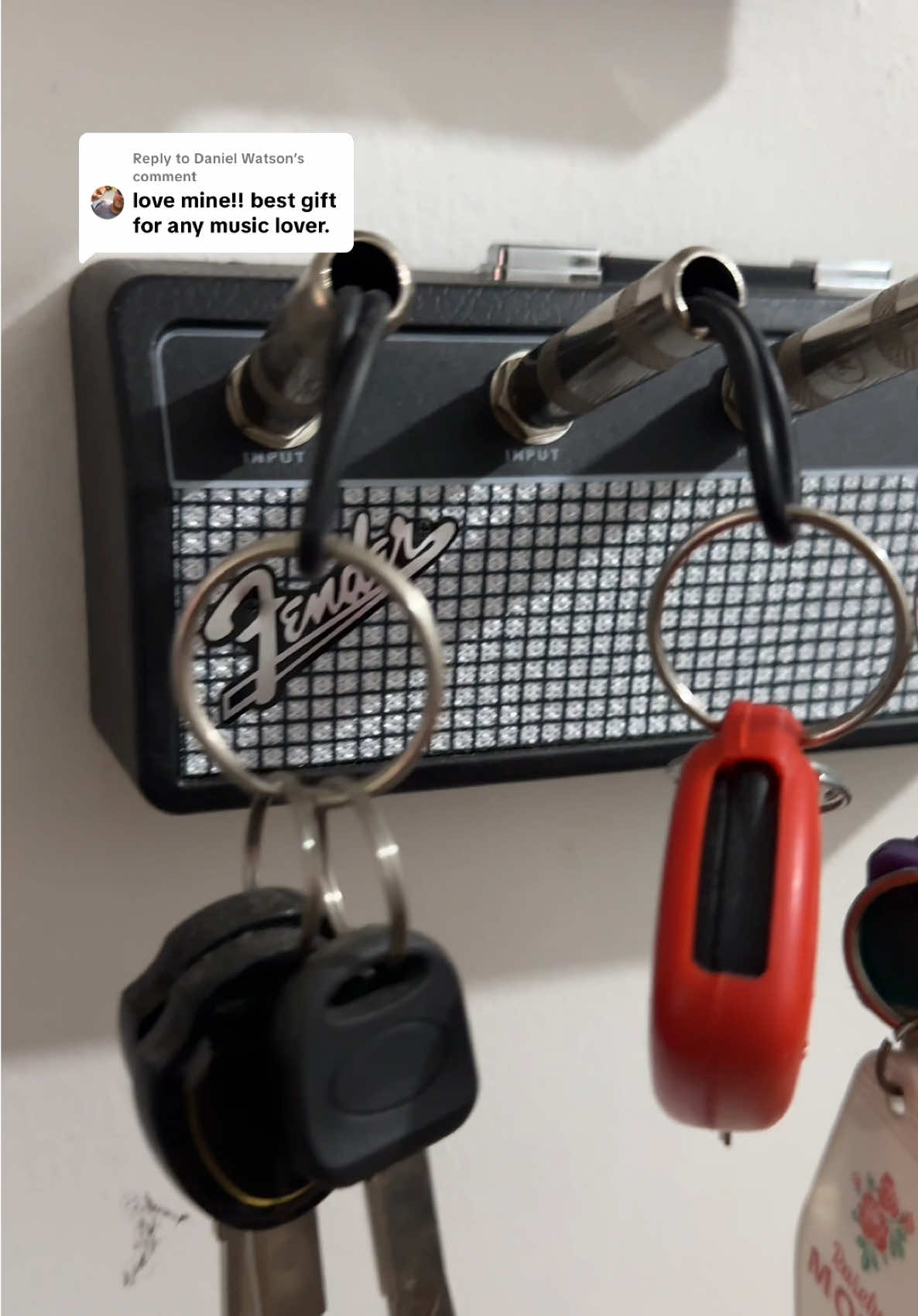 Replying to @Daniel Watson Guitar amp key holder 