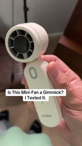 Is This Mini-Fan a Gimmick? I Tested It. #productreview #summergadgets #techtok #minifan #gadget #personalfan #turbofan #tiktokshopcreatorpicks 