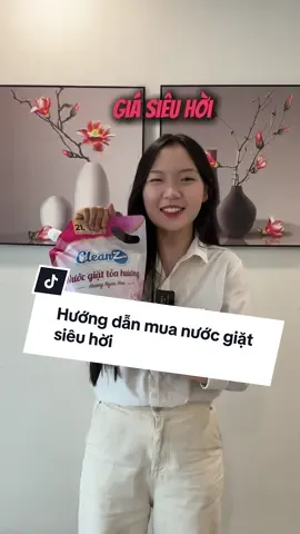 Hướng dẫn mua nước giặt siêu hời #ngthcleanz 
