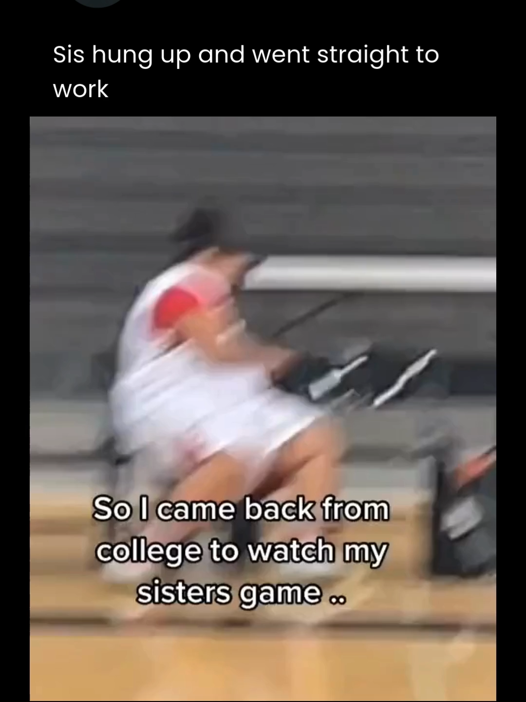 Sis hung up and went straight to work #basketballlife #basketballislife #basketball #ballislife #Basketball #dunkon #hoops #basketballtiktok #dunk #celly #2k