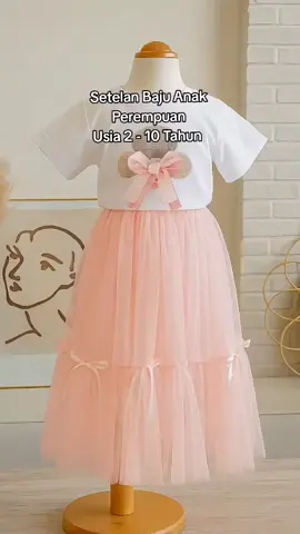Setelan Baju Dan Rok Anak Perempuan #setelananak #setelananakperempuan #bajuanakperempuan 
