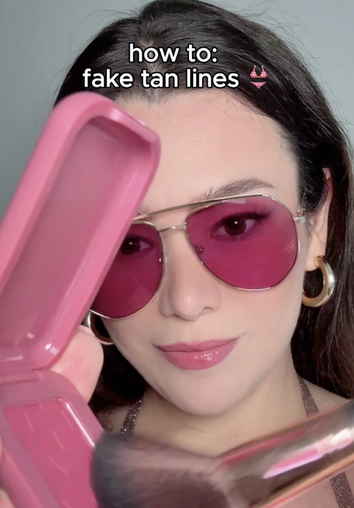 for all my girlies who didnt get to hit the beach…this ones for u 😭 #summertok #makeuphack #summermakeup 