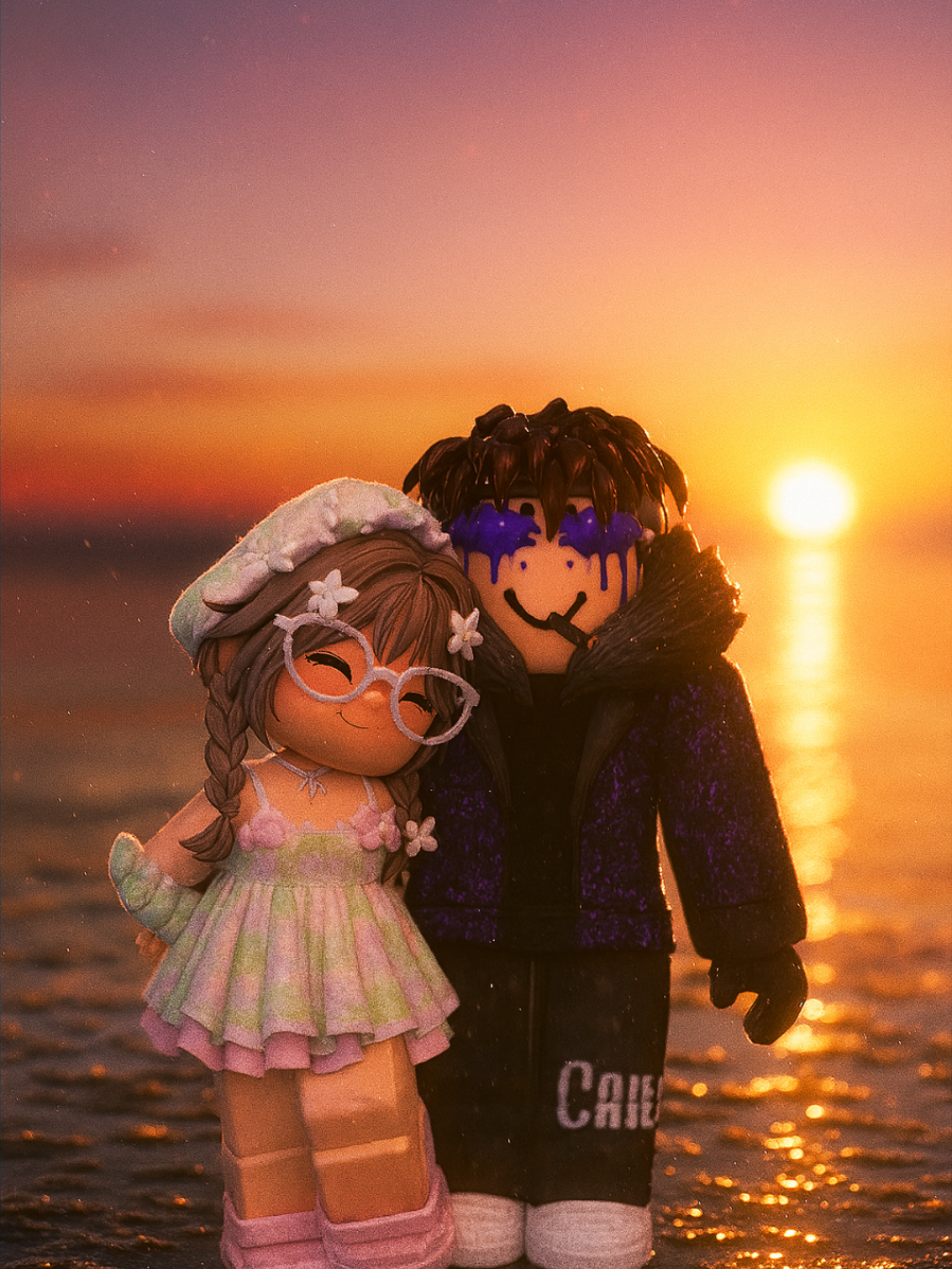 Beautiful roblox IA image trend *Edit this image to give the most HD aesthetic. Also add the wet effect after the rain the wet soil and reflect the rays of the sunset from the front.* #robloxfyp #ai #roblox #robloxedit #robloxgames #fyp 