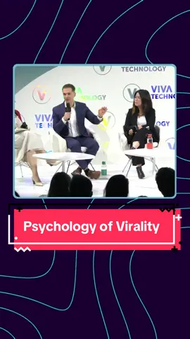 Watch me talk about my research on the psychology of virality at #vivatech panel in Paris! I have a review paper on the psychology of virality coming out soon — stay tuned #psychology #virality