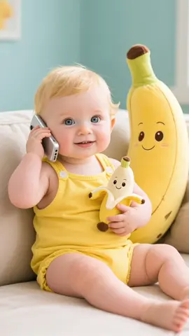 Cute Baby🥰 #baby #ai #cutebaby #cutebaby #fvp #babylove #funny #mama #fvp #viral #viralvideo #babygirl #100kviews #banana 