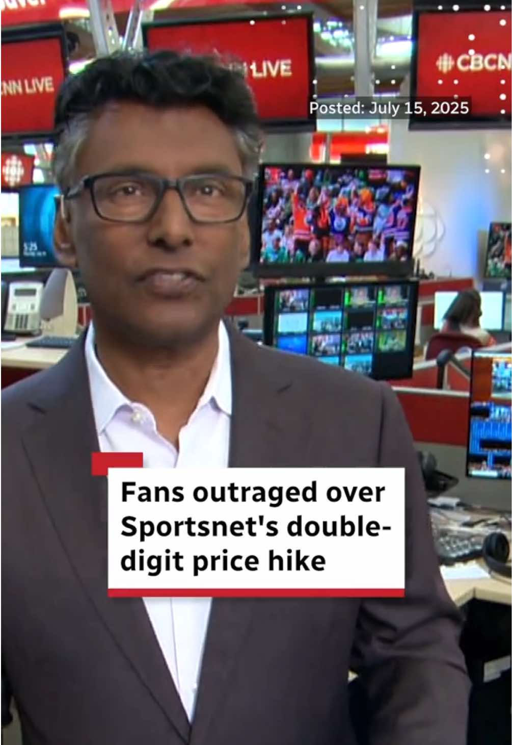 Sportsnet, which is owned by Rogers Sports & Media, announced it will raise the annual price of its Sportsnet+ premium package from $249.99 to $324.99 plus tax, and its standard package from $199.99 to $249.99.  The changes will take effect Sept. 9. #Sportsnet #Hockey #NHL #Streaming #Canada #Moment #CBCNews