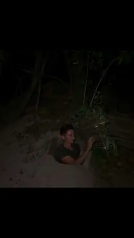 Building a Secret Dugout in Large Tree Stump Survival Skils#camp #underground #build #forest #shelter #camping #survival #usa 