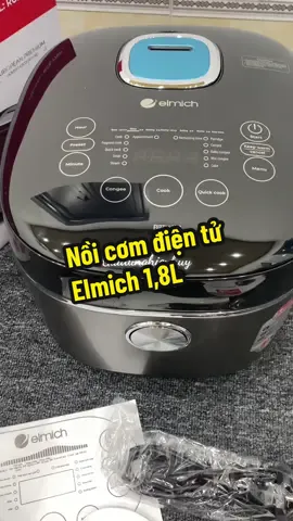 Nồi cơm điện tử Elmich 1,8L RCE-1790 Nấu Cơm ngon ngọt, Giữ trọn vẹn dưỡng chất. #noicomdientuelmich #noicomdien #naucomngon #giadunghieuhuy #xh 