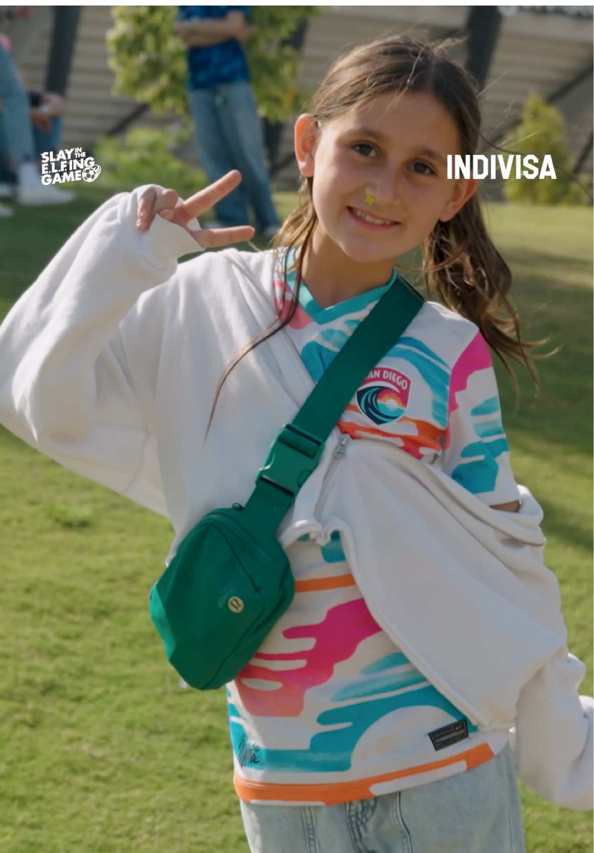 Slay in the e.l.f.ing game = showing up fierce, fearless & FULL glam 💅⚽  we’re here to keep girls in sports & looking legendary while doing it 💖  #EmpoweringLegendaryFemales #football #Soccer #sandiegowave #nwsl #elfcosmetics #elfskin @e.l.f. Cosmetics  