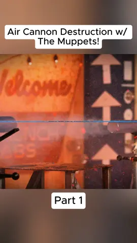 Air Cannon Destruction w The Muppets!