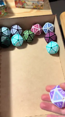 Squish! For everyone who wanted to know how they roll. They are primarily toys/fidgets!!  #dnd #dice 