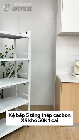 Kệ bếp 5 tầng thép cacbon