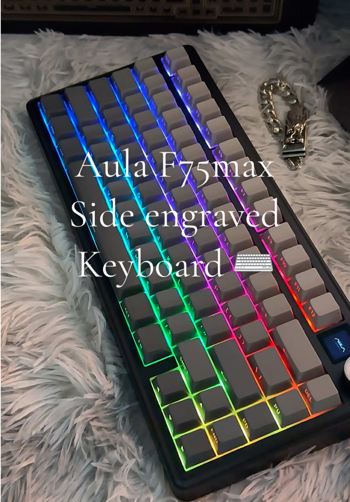 I like to play games with this keyboard ⌨️ #Tatcha #fyp #tiktokshop #gamer #keyboard #tik #typing #tiktokviral #test #euhomy 