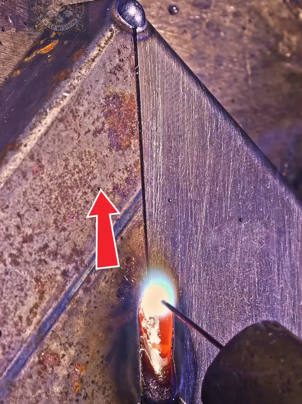 MAG - Push vs Pull welding technique  #1Gposition #xraytest #welder #weldsetting 