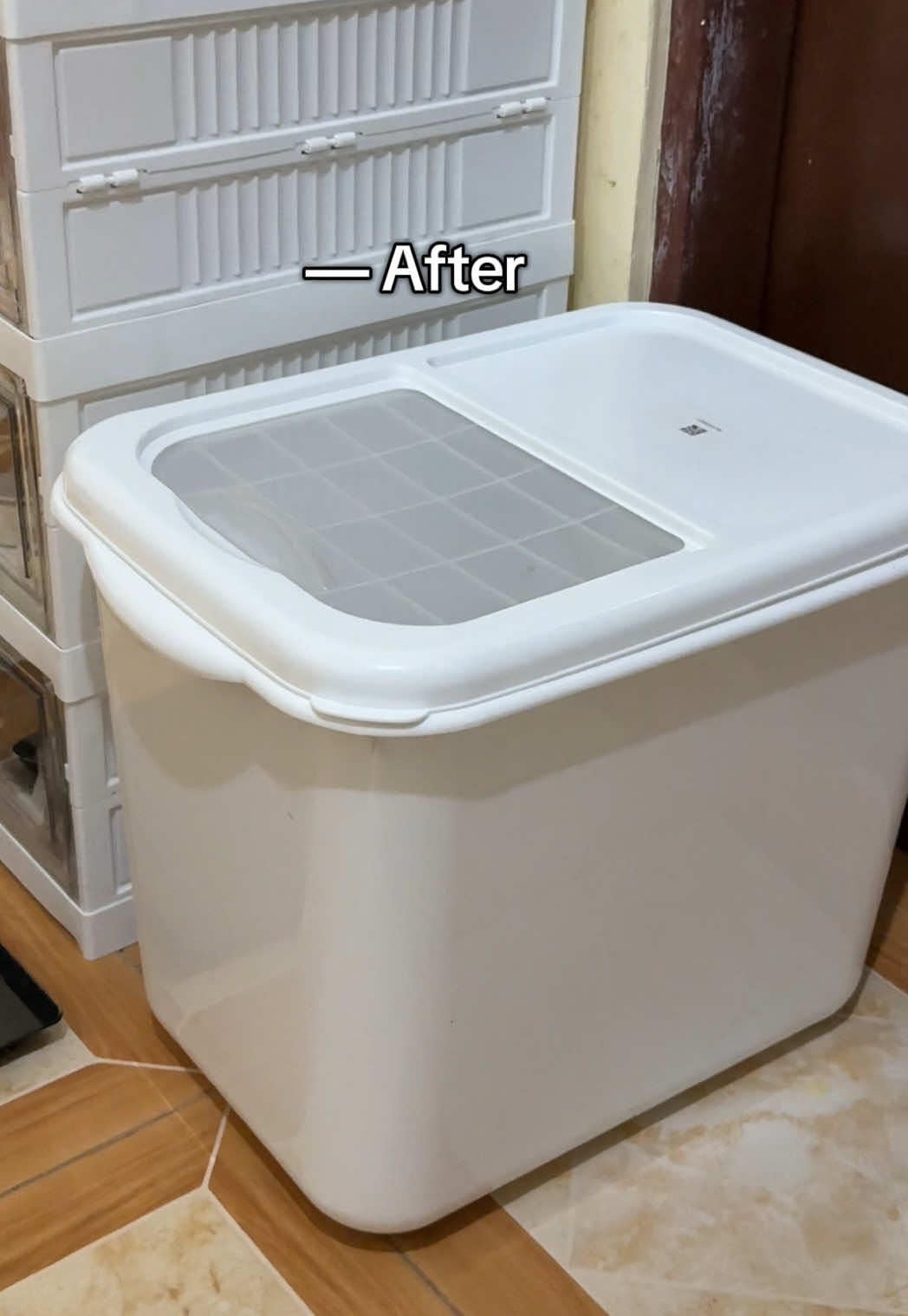 malinis ng tignan tapos mura pa kasya pa 25 kilos na bigas ✨ #ricedispenser #affordable #foryoupage #fyp 