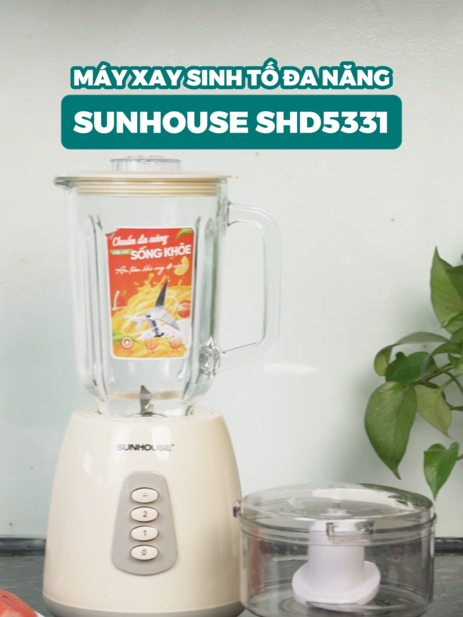 Máy xay sinh tố đa năng SHD5331 #SHD5331 #sunhouse #sunhousenhacua #mayxaysinhtodanang #trending
