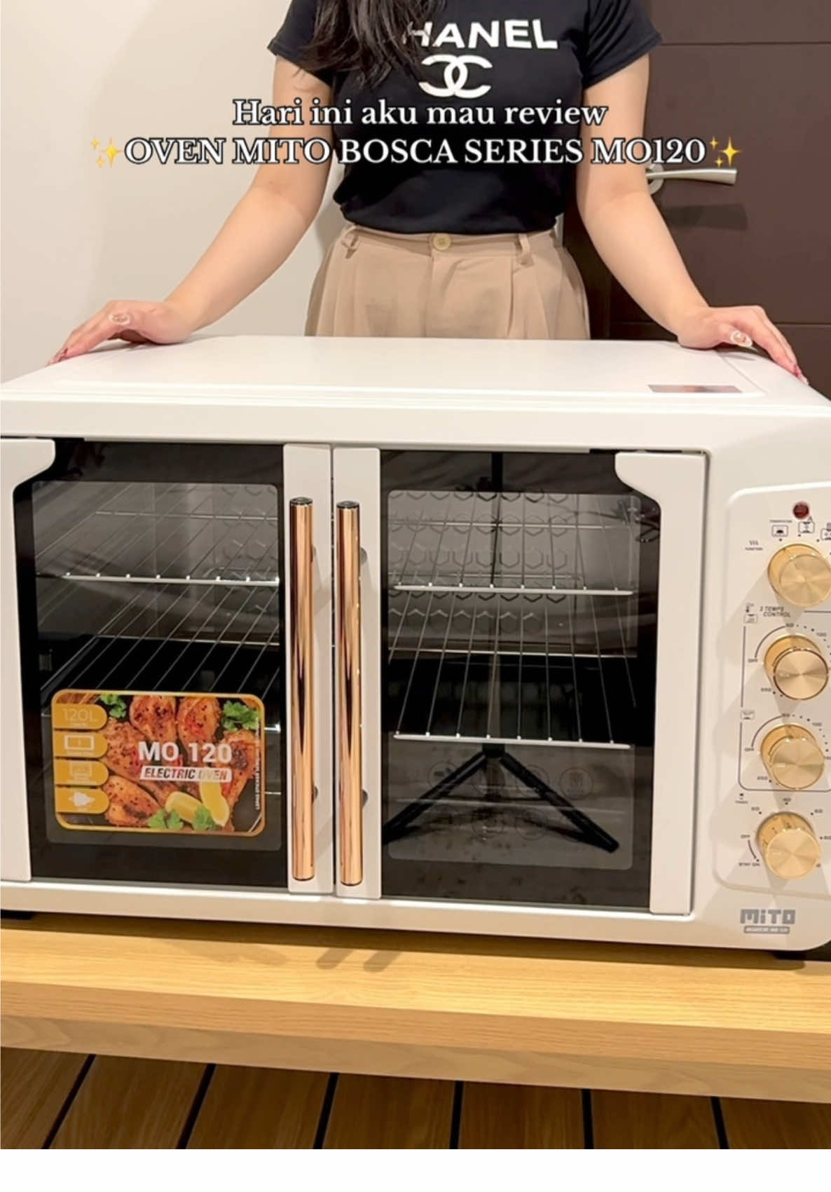 Review lengkap+panggang kue pakai Oven Mito Bosca Series MO120 #oven #ovenmito #mitoboscaseries #ovenmitodoubledoor #ovenmitobosca #mitoboscaseriesmo120 #fyp 