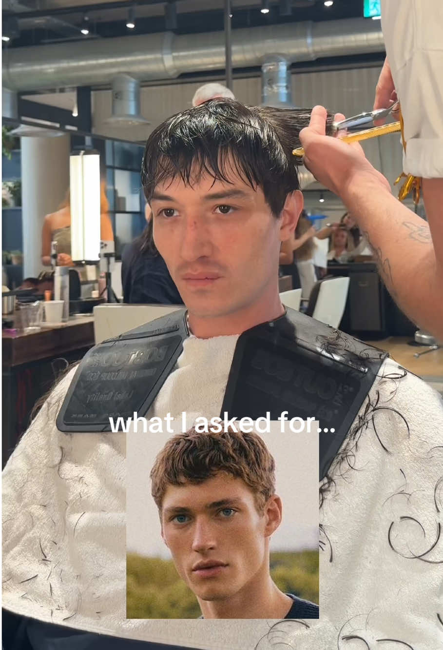what I asked for vs what I got - Short Mod Cut ✂️ by @samuel.b.styling  #menscut #gentscut #menshair #menshairstyle #menshaircut #haircut #hairstyle  