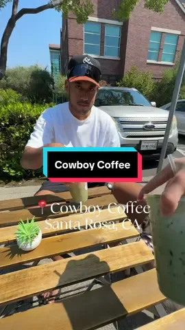 Matcha.  📍Cowboy Coffee Santa Rosa CA #matcha #coffee #dubaichocolate #bananamatcha #coffeeshop #bayarea 