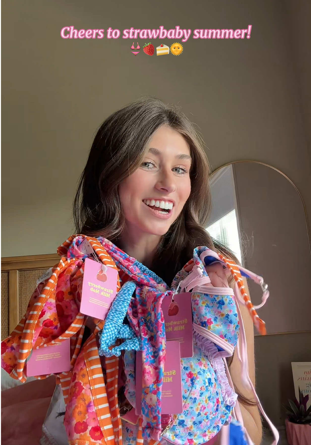 I tell all my friends about you🥰@Strawberrymilkmob #strawberrymilkmob #strawberrymilk #bikini 