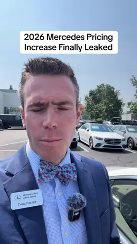 Our first 2026 Mercedes-Benz pricing information is out and frankly, I was shocked! In a good way! #mercedes #benz #car #dealership 