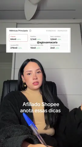 Anota essas dicas, afiliada Shopee. ✍🏼  #afiliada #afiliadashopee 