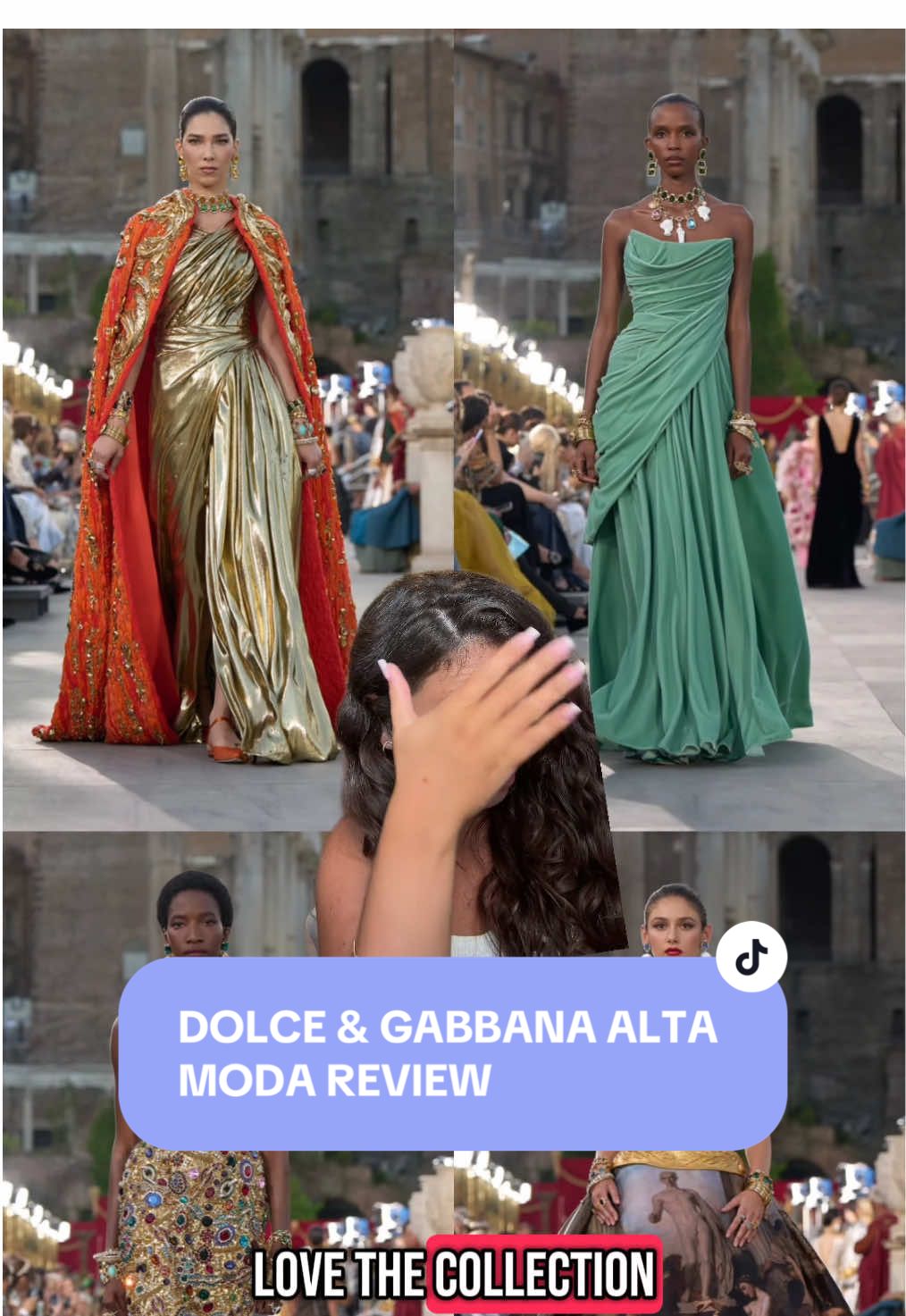 Hate the people behind Dolce and Gabbana…and hate that i enjoyed this collection. I will say- my feelings are still the same about them and a nice collection does not grant them my support. #dolcegabbana #dolceandgabbana #altamoda #couturefashion #hautecouture 
