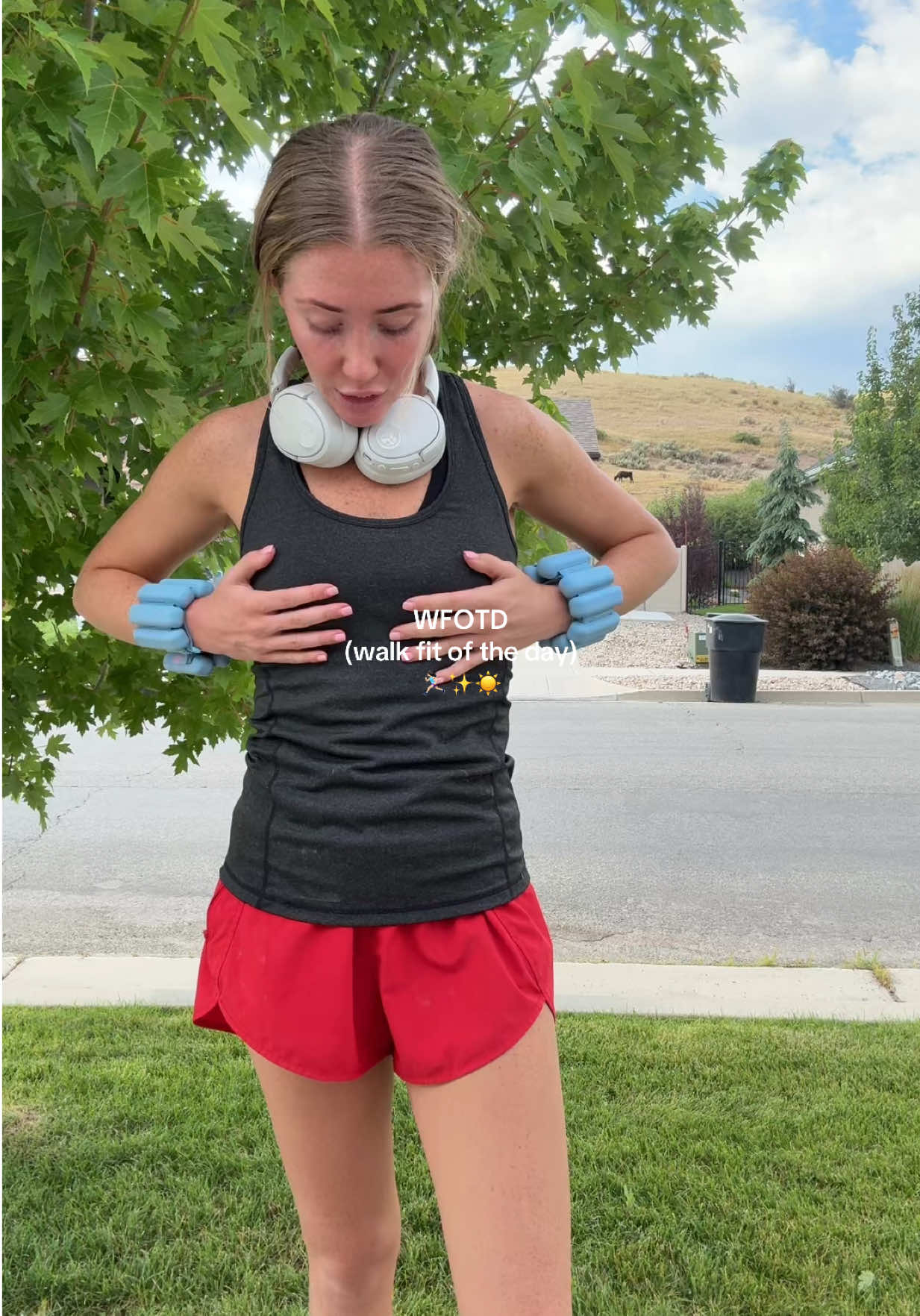 Walks are my favorite part of the day!! Not a very cute fit BUT it’s comfy + affordable 😌🤞🏻 #walk #hotgirlwalk #walking #10ksteps @Shop Bala Bangles @Saysh 