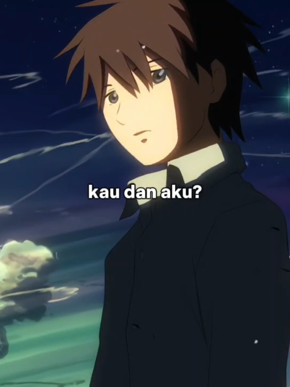 dapatkah selamanya kita bersama.. #anime #5centimeterspersecond #animeedit #sadedit #sadvibes🥀 #real #relatable #sad #lyrics #fypシ 