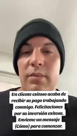 Un cliente exitoso acaba de recibir su pago trabajando conmigo. Felicitaciones por su inversión exitosa. Envíeme un mensaje (Cómo) para comenzar. 📩🎊🙏