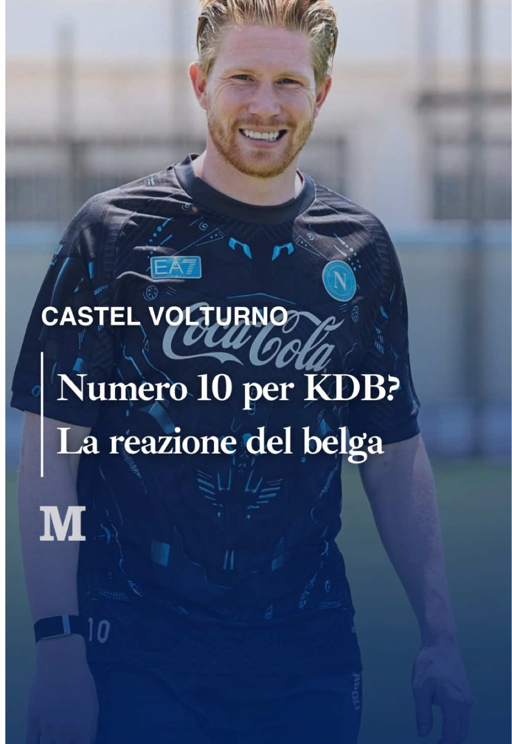 Numero 10 per Kevin De Bruyne? La reazione del belga quando scopre il numero sul kit dell’allenamento. 📹 @SSC Napoli  #ilmattino #sscnapoli #debruyne #kevindebruyne #calcio #seriea