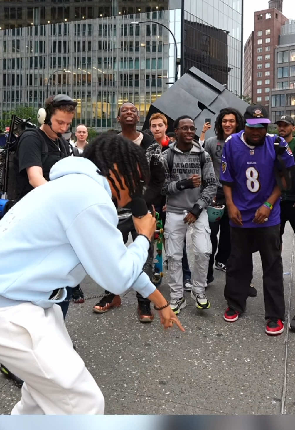 This dude @Archduke Redcat THREW DOWN at the City Litter Astor Place cypher. Gave me some beatboxing to flip then immediately went crazy 🔥🙌