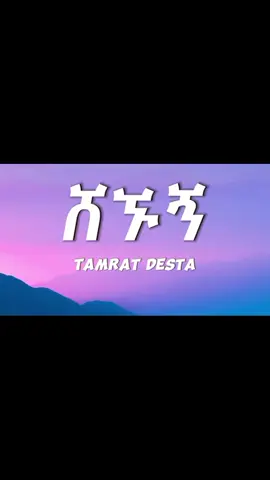 ሸኙኝ Tamirat Desta#ethiopian_tik_tok #የናንተገፅ #fulllyrics #viral #foryoupage #fyp #habeshatiktok #creatorsearchinsights 