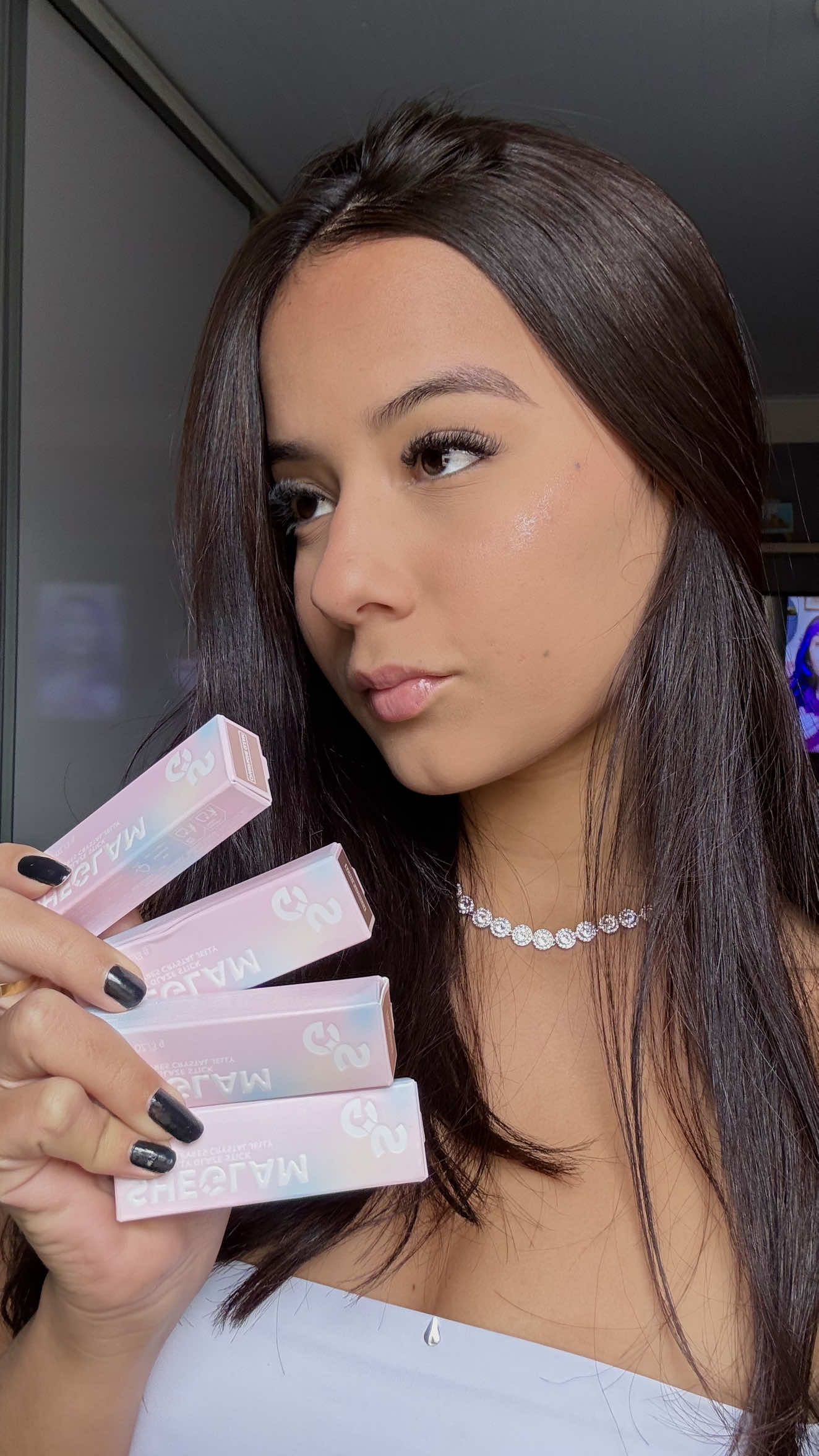 Os iluminadores mais PERFEITOOOS da @SHEGLAM  SHEGLAM Crystal Jelly Glaze Stick NEW SHADES ⭐️✨ #SHEGLAMJellyStick #sheglam #ad #anuncio 