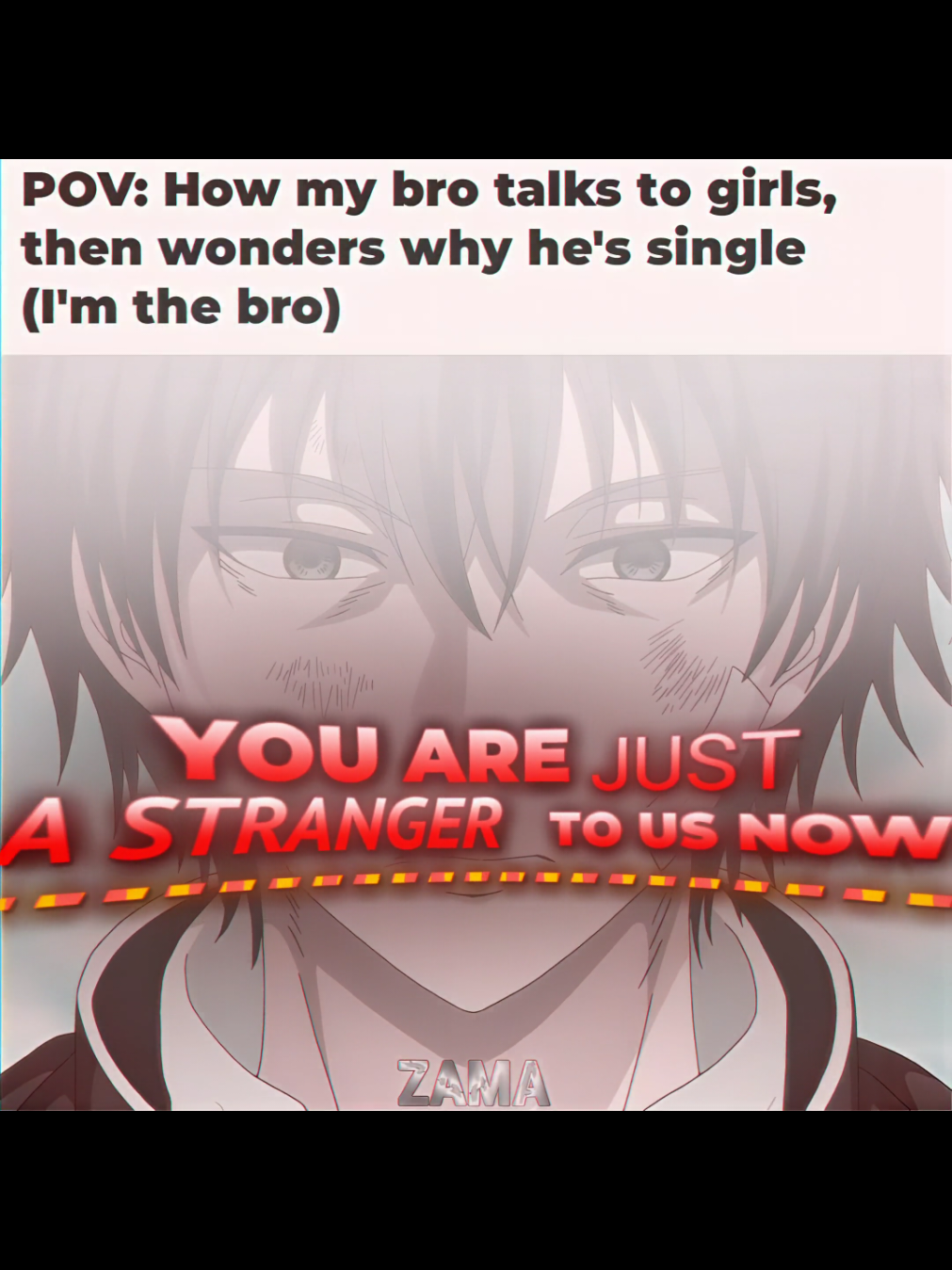 YOU ARE JUST A STRANGER TO US NO🥀 {she deserves that(spoil)} #anime #tomodachigame #yuuichikatagiri #edit #fyp #foryou #viral 