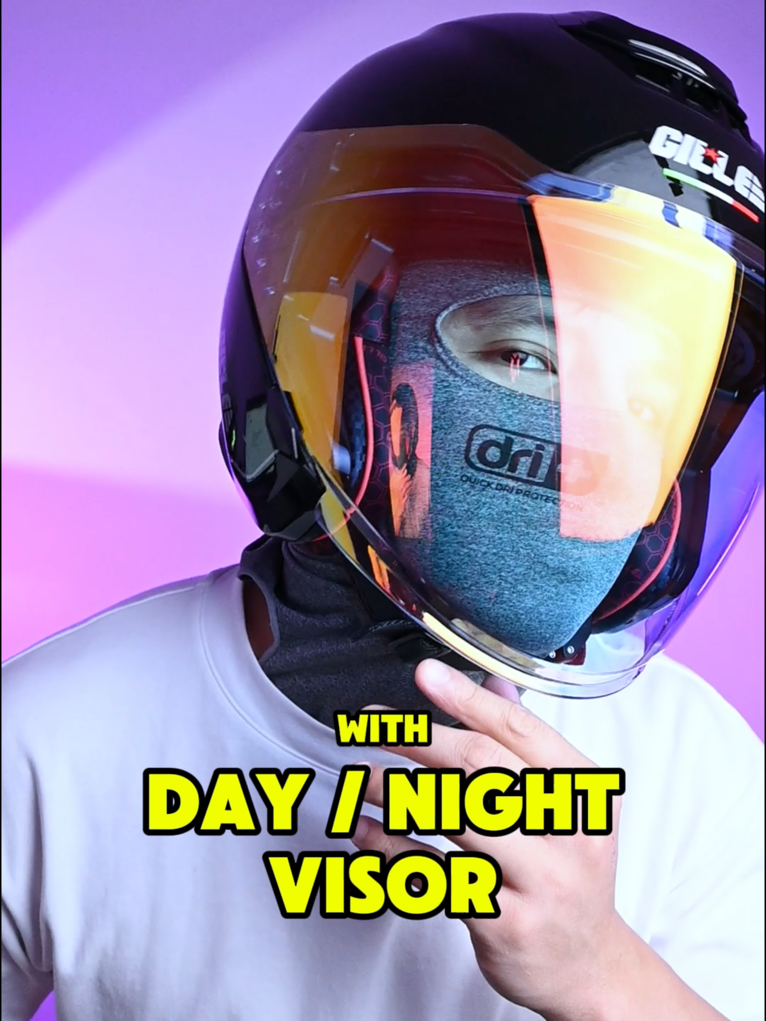 Motorcycle Half Face Helmet Gille Visage #helmet #motorcyclehelmet #halffacehelmet