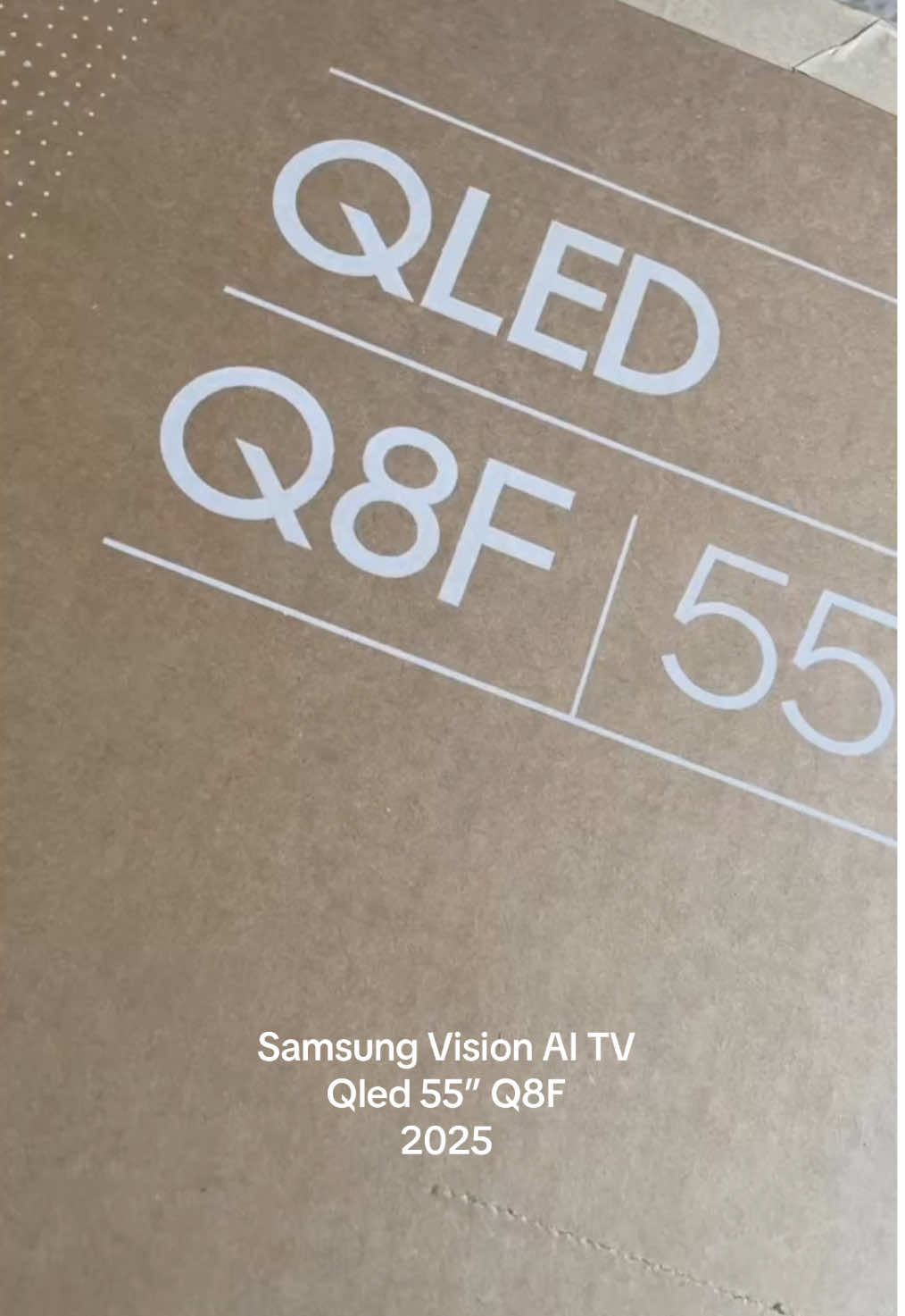 Samsung Vision AI TV Qled 55” Q8F 2025 4K. #Q8F #samsungaitv #samsungq8f #samsung2025 #samsungqled #qledtv 