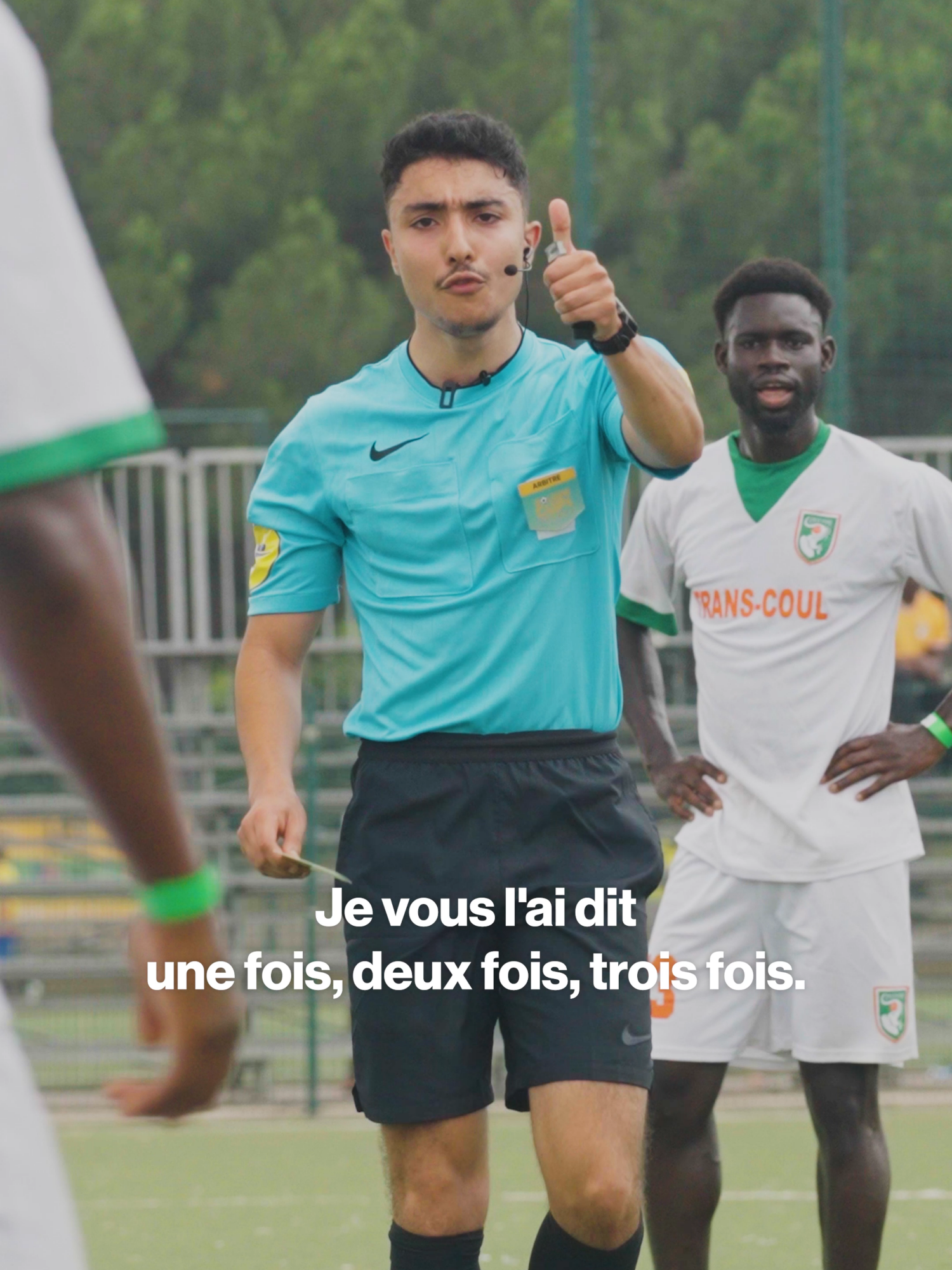 1 fois, 2 fois, 3 fois, stop à la fin  (2024, Golden Cup Montpellier) #arbitre #foot