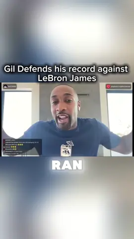 Gil’s defends his record against LeBron James #podcast #podcastclips #gilsarena #NBA #lebronjames23 
