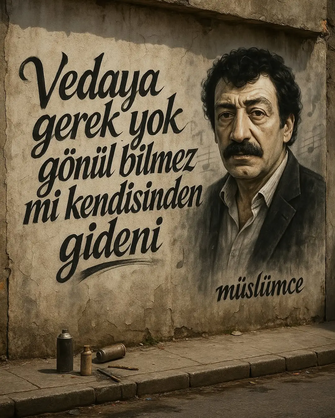 böyle her gün eriyip bitmektense sevgilim  kapatır o sayfayı aşkımız bitti derim  #müslümgürses #müslümbaba #arabesk #damarsözler 