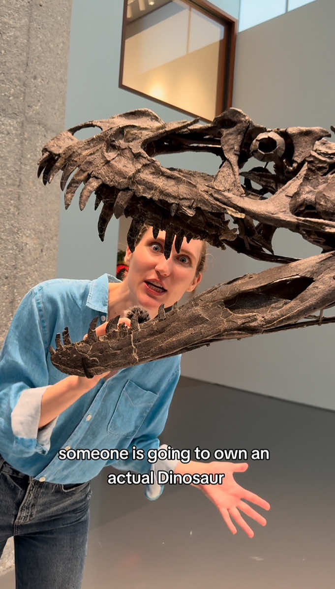 What happens when you cross a T-Rex & a Unicorn? CERATOSAURUS!  On view @Sotheby’s NYC until July 15th! 