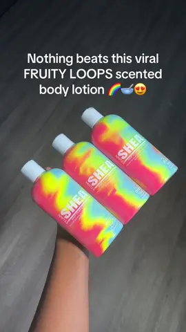 The best FRUITY LOOPS scented lotions ever 🧴😍 #fruitloopslotion #bodylotion #viralbodylotion #frootloops #skincare 