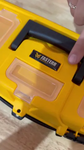 Perfeita para organizar sua vida! 🤩  #organizacao #ferramentas #caixadeferramentas #fasterrtools #caixamultiuso 