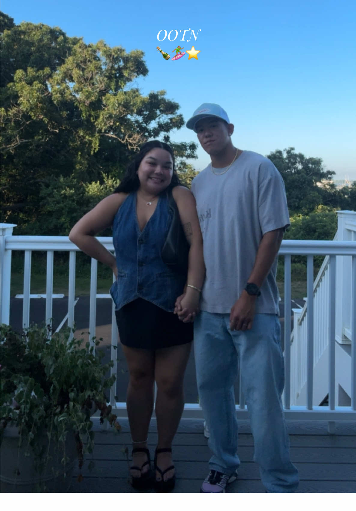 OOTN 🙂‍↔️  top: @target  skirt: @abercrombie  shoes: @Teva Footwear  #ootn #married #fitcheck #fyp #surflodge #outfitoftheday 