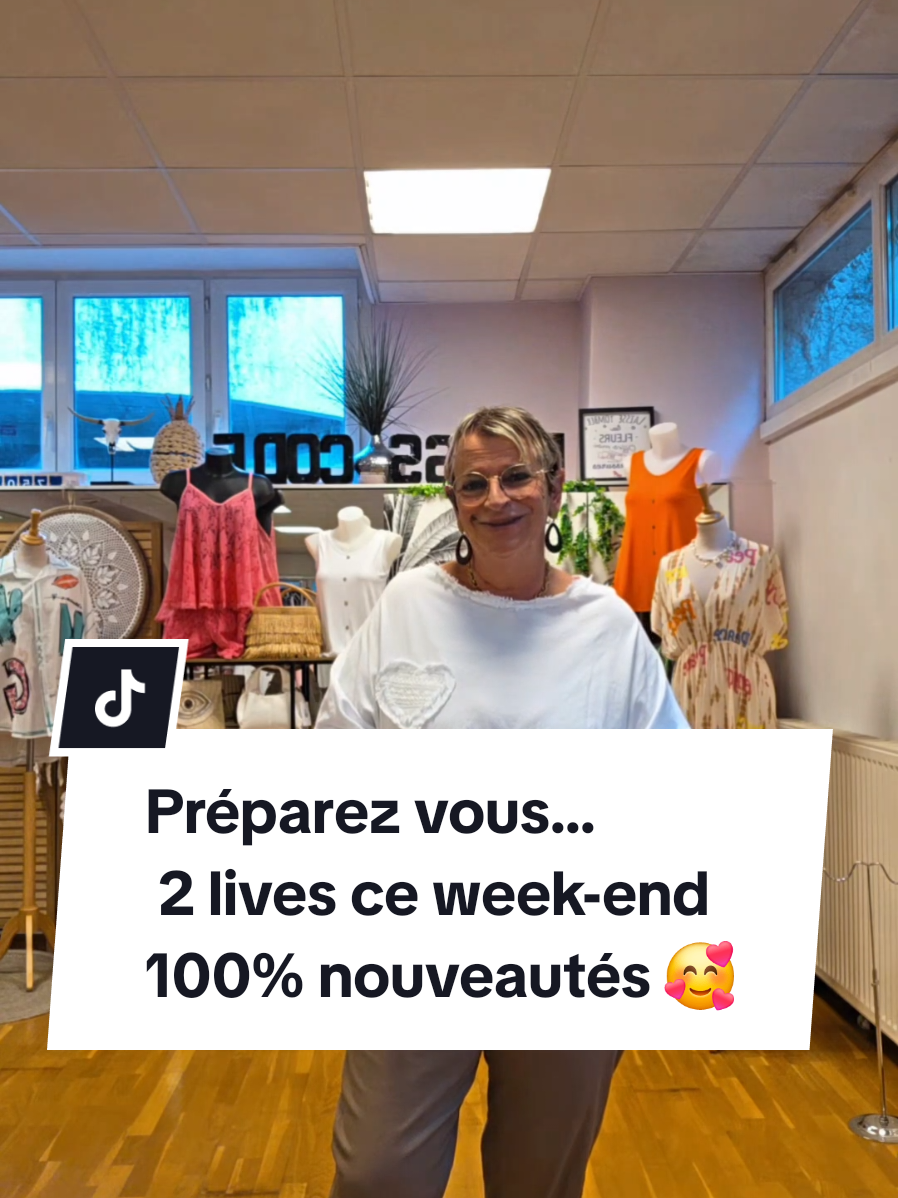 J'attends la suite de mes nouveautés, donc je vous annonce d'ores et déjà 2 lives shopping ce week-end, samedi et dimanche, hâte de vous faire découvrir mes nouvelles pépites 🥰🤩 #dresscodegap #live #liveshopping #shopping 