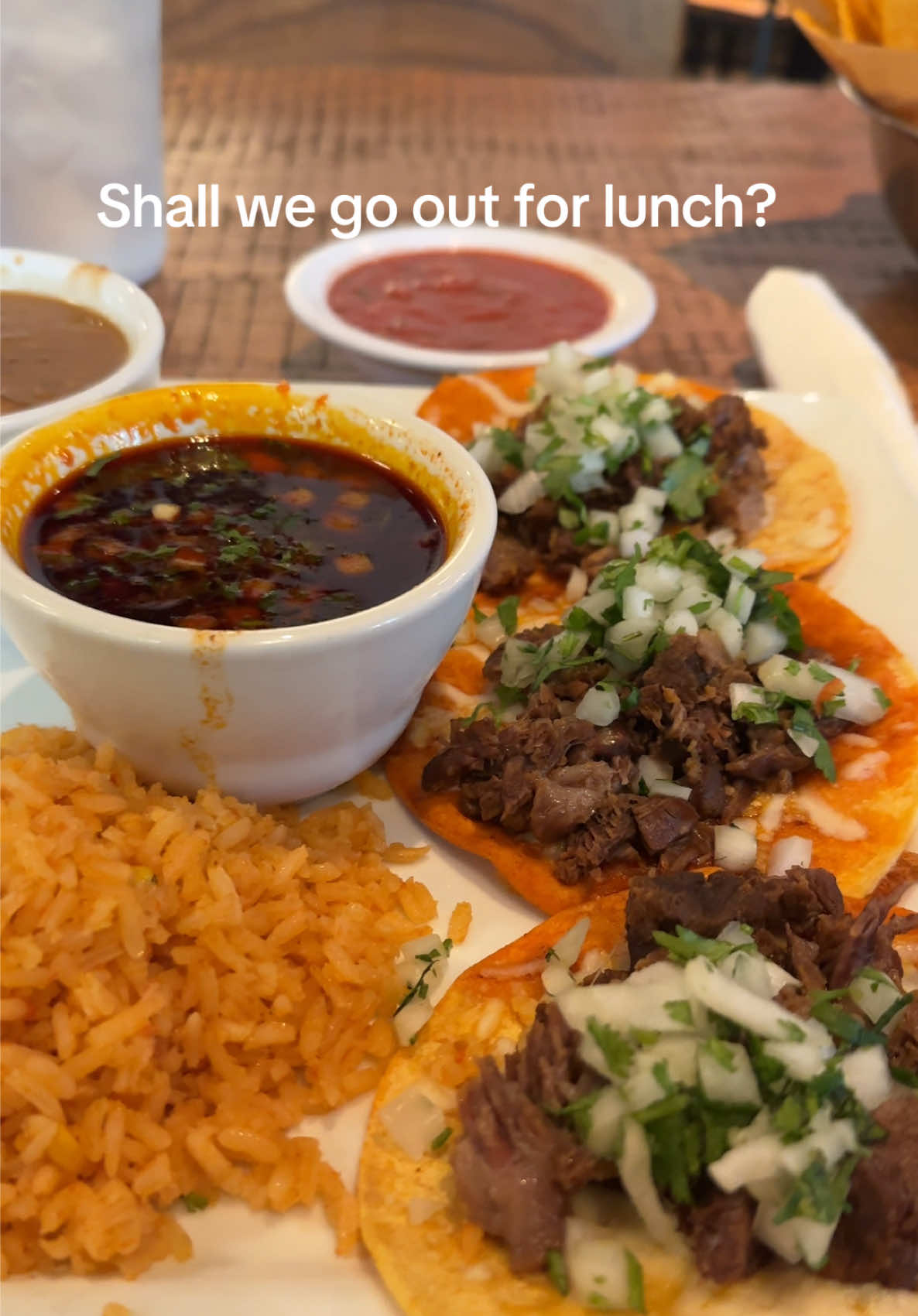 Yeah! 🤩😂 #lunch #FoodTok #birriatacos 