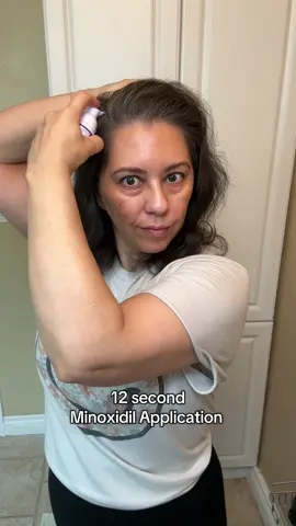 Minoxidil application doesn't have to take up a lot of your time!! This took me about 3 mins total.  #minoxidil #minoxidilresult #hairlosssolutions #hairlossremedy