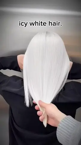 Master the Icy White Hair Look #icywhitehair, #hairtransformation, #hairstyletips, #fashiontutorial, #platinumcolor #creatorsearchinsights 