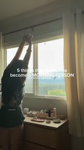 How I *finally* became a morning person!! As much as I use to love late nights, I get so much more done now + I have a few extra hours of daylight ⛅️ #morningroutine #morningvlog 